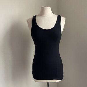 ATM Anthony Thomas Black Tank Top Womens Sz Large Black Classic Essential